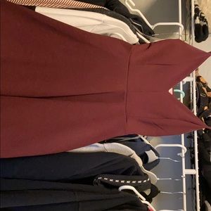 Maroon skater dress